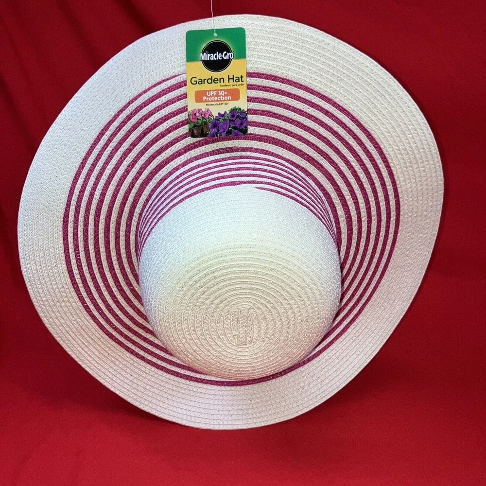 Miracle Grow Garden Hat / Women's / 30+ SPF / Pink / Sun Gardening Boating Beach - Picture 8 of 14